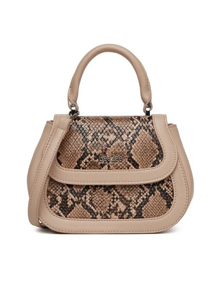 DeeZee Torebka DZE-S-005-07 Beżowy. Brązowe torebki klasyczne DeeZee, bez wzorów, z materiału, bez dodatków. Za 129.99 zł.