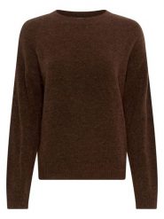 MOSS COPENHAGEN Sweter "Festina" w kolorze brązowym rozmiar: M/L. Brązowe swetry Moss Copenhagen, l, bez wzorów, bez ramiączek. Za 165.99 zł.