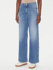 Tommy Jeans Jeansy Claire DW0DW20048 Niebieski Wide Leg. Niebieskie jeansy Tommy Jeans, bez wzorów, z bawełny. Za 429.99 zł.
