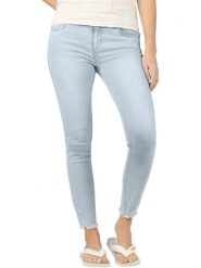 Timezone Dżinsy "Aleena" - Skinny fit - w kolorze błękitnym rozmiar: W29. Niebieskie jeansy Timezone, z aplikacjami, ze skóry, klasyczne. Za 79.21 zł.