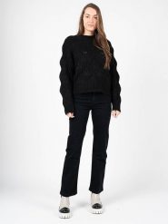 Silvian Heach Jeansy "Regular" | CVA22050JE | Kobieta | Czarny. Czarne jeansy Silvian Heach, bez wzorów, z bawełny. W wyprzedaży za 269.00 zł.