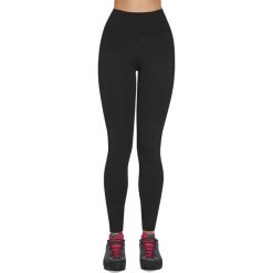 Legginsy damskie BAS BLEU Exter Black - Kolor Czarny, Rozmiar M. Czarne legginsy Bas-Bleu, bez wzorów. Za 191.97 zł.