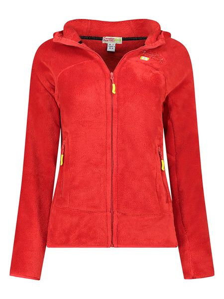 Canadian Peak Kurtka polarowa "Upaloodeak" w kolorze czerwonym rozmiar: XL. Czerwone kurtki Canadian Peak, xl, bez wzorów, z materiału, bez kaptura. Za 91.99 zł.