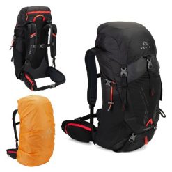 Plecak trekkingowy KADVA Vagabundo 40 l. Czarne plecaki KADVA, bez wzorów, bez dodatków. W wyprzedaży za 275.49 zł.