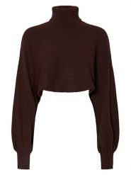 Pieces Golf w kolorze brązowym rozmiar: XL. Brązowe swetry Pieces, xl, bez wzorów, bez ramiączek. Za 110.04 zł.