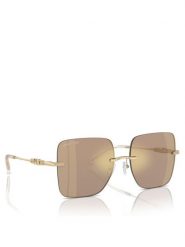Michael Kors Okulary przeciwsłoneczne Québec 0MK1150 10145A Złoty. Żółte okulary przeciwsłoneczne Michael Kors, bez wzorów, z tworzywa sztucznego, metalowe. Za 469.99 zł.