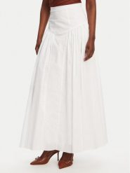 BARDOT Spódnica maxi Amorette 59863SB Biały Regular Fit. Białe spódnice Bardot, bez wzorów, z bawełny, maxi. Za 369.99 zł.