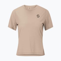 Koszulka do biegania damska SCOTT Endurance LT Tee. Brązowe t-shirty sportowe Scott, l, bez wzorów, z materiału, bez ramiączek, do biegania. Za 129.99 zł.
