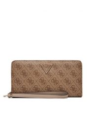 Guess Duży Portfel Damski SWSG85 00163 Beżowy. Brązowe portfele Guess, z aplikacjami, ze skóry. Za 259.99 zł.