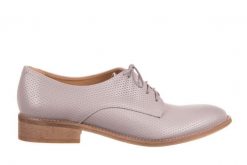 Półbuty Bayla-156 3301 Mustang Szary Ł7, Skóra naturalna - 36. Szare półbuty wsuwane Bayla, bez wzorów, ze skóry, bez obcasa. W wyprzedaży za 134.10 zł.