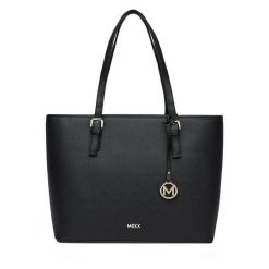 Torebka MEXX. Czarne shopper bag Mexx, bez wzorów, bez dodatków. Za 159.99 zł.