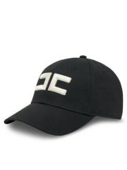 Elisabetta Franchi Czapka z daszkiem CL-06F-51E2 Czarny. Czarne czapki z daszkiem Elisabetta Franchi, bez wzorów, z bawełny. Za 699.99 zł.
