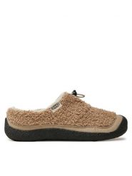 Keen Klapki Howser III Slide 1029437 Beżowy. Brązowe klapki Keen, bez wzorów, z materiału, bez obcasa, bez zapięcia. Za 379.99 zł.