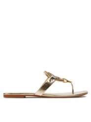 Tory Burch Japonki 153708 Złoty. Żółte japonki Tory Burch, bez wzorów, ze skóry. Za 1,429.00 zł.