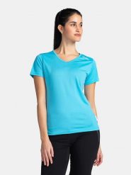 Kilpi Koszulka funkcyjna "Dima" w kolorze turkusowym rozmiar: 42. Niebieskie t-shirty sportowe Kilpi, bez wzorów, z materiału, bez ramiączek, outdoorowe. Za 93.07 zł.