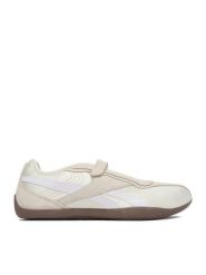 Reebok Baleriny EO-ULTRA LO MARY JANE 100261003 Kremowy. Białe baleriny Reebok, bez wzorów, z materiału, bez obcasa, bez zapięcia. Za 299.99 zł.