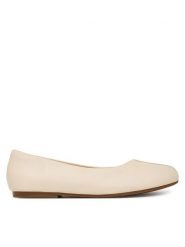 Clarks Baleriny Livia Lily 26186640 Écru. Baleriny Clarks, bez wzorów, ze skóry, bez obcasa, bez zapięcia. Za 389.99 zł.