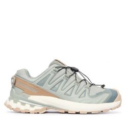 Buty do biegania Salomon. Niebieskie buty do biegania Salomon, bez wzorów, z gore-texu, bez zapięcia, do biegania, gore-tex. Za 729.99 zł.