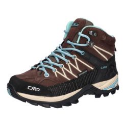 Buty trekkingowe damskie CMP RIGEL MID skóra wodoodporne. Brązowe buty trekkingowe CMP, ze skóry, bez zapięcia. Za 489.49 zł.