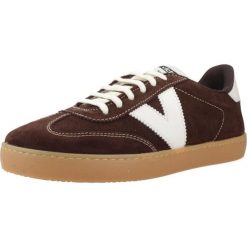 Buty VICTORIA 1126218V Brązowy. Brązowe buty trekkingowe VICTORIA, bez wzorów, z tkaniny, bez zapięcia, trekkingowe. Za 296.99 zł.