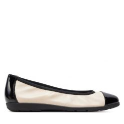 Baleriny Caprice. Brązowe baleriny Caprice, bez wzorów, bez obcasa, bez zapięcia. Za 219.99 zł.
