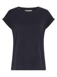 MOSS COPENHAGEN Bluzka "Birdia" w kolorze granatowym rozmiar: M/L. Niebieskie bluzki Moss Copenhagen, l, bez wzorów, bez kołnierzyka, bez ramiączek. Za 109.26 zł.