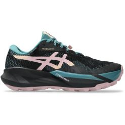 Buty do biegania damskie Asics Trabuco 14. Czarne buty do biegania ASICS, bez wzorów, z materiału, bez zapięcia, do biegania. Za 1,075.00 zł.