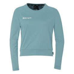Bluza crop Kempa. Czarne bluzy Kempa, l, bez wzorów, z materiału, bez ramiączek, bez kaptura. Za 181.00 zł.