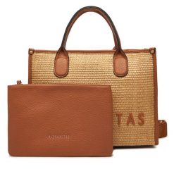 Torebka Hispanitas. Brązowe torebki klasyczne Hispanitas, bez wzorów, klasyczne, bez dodatków. Za 399.99 zł.