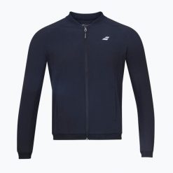 Bluza tenisowa damska Babolat Play W 2022. Czarne bluzy bez kaptura BABOLAT, m, bez wzorów, z elastanu, bez kaptura, tenisowe. Za 139.99 zł.