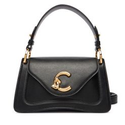 Torebka Coccinelle. Czarne torebki klasyczne Coccinelle, bez wzorów, klasyczne, bez dodatków. Za 1,309.00 zł.