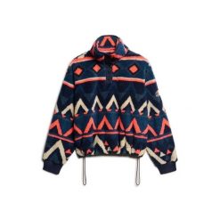 Damska bluza rozpinana do połowy Superdry Super Soft. Niebieskie bluzy z polaru Superdry, bez wzorów, z polaru. Za 407.00 zł.