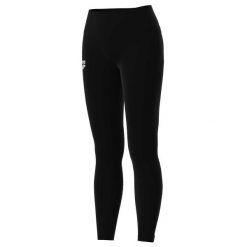Damskie legginsy Arena Team Panel. Czarne legginsy Arena, bez wzorów, ze skóry, długie. Za 240.50 zł.