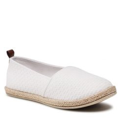 Espadryle Jenny Fairy. Białe espadryle Jenny Fairy, bez wzorów, bez obcasa. Za 69.99 zł.