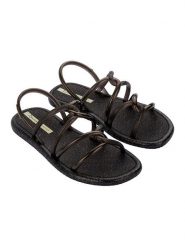 Ipanema Sandały w kolorze czarnym rozmiar: 41/42. Czarne sandały Ipanema, bez wzorów, klasyczne, z otwartym noskiem, bez obcasa, bez zapięcia. Za 69.99 zł.