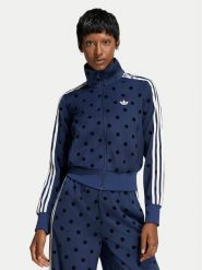 Adidas Bluza Satin Polka Dots Tt Track Top LI2852 Niebieski Regular Fit. Niebieskie bluzy adidas, m, bez wzorów, bez kaptura. Za 329.99 zł.