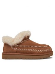 Ugg Śniegowce W Classic Ultra Mini Alpine 1158224 Brązowy. Brązowe śniegowce UGG, bez wzorów, ze skóry, bez zapięcia. Za 809.99 zł.