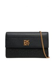 DKNY Torebka R445FI72 Czarny. Czarne kopertówki DKNY, bez wzorów, ze skóry, wizytowe, bez dodatków. Za 429.99 zł.