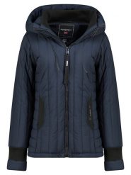 Geographical Norway Kurtka pikowana "Bitia" w kolorze granatowym rozmiar: M. Niebieskie kurtki Geographical Norway, m, bez wzorów, bez kaptura. Za 192.45 zł.