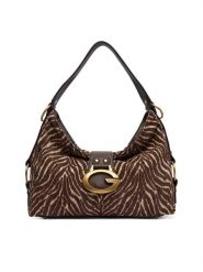Guess Torebka Camden HWZB93 08180 Brązowy. Brązowe torebki klasyczne Guess, z aplikacjami, z materiału, bez dodatków. Za 674.99 zł.
