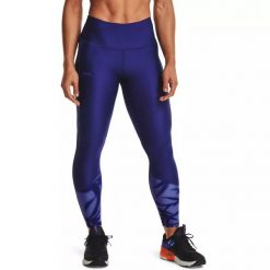 Legginsy damskie Under Armour HG Amour Tonal Panel 7/8 NS. Niebieskie legginsy Under Armour, bez wzorów. Za 79.99 zł.