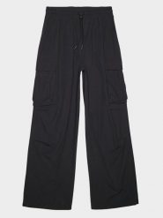 4F Spodnie casual cargo damskie - czarne XXL. Czarne spodnie materiałowe 4f, bez wzorów, z bawełny, casualowe. W wyprzedaży za 59.99 zł.