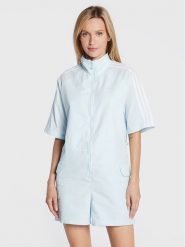 Adidas Kombinezon adicolor Classics HL9304 Błękitny Relaxed Fit. Niebieskie sukienki adidas, bez wzorów, z bawełny, bez kołnierzyka, bez ramiączek. Za 199.99 zł.
