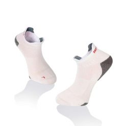 Ultracienkie skarpetki do biegania z Tactel White. Białe skarpetki TRY TO FLY, bez wzorów. W wyprzedaży za 56.63 zł.