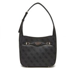 Torebka Guess. Szare torebki klasyczne Guess, z aplikacjami, klasyczne, bez dodatków. Za 639.99 zł.
