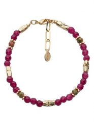 U.S. Polo Assn. Pozłacana bransoletka rozmiar: onesize. Czerwone bransoletki U.S. Polo Assn., z granatem, metalowe. Za 69.99 zł.