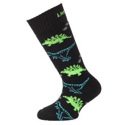Skarpety narciarskie juniorskie Lasting SJD 965 jony srebra Merino. Czarne skarpetki LASTING, bez wzorów, z wełny. W wyprzedaży za 74.90 zł.