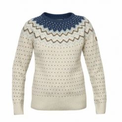 Sweter damski Fjallraven Ovik Knit Sweater - glacier green, rozmiar: m. Zielone swetry No Name, m, bez wzorów, bez ramiączek. Za 796.99 zł.