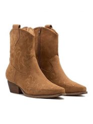 Bellucci Botki w kolorze jasnobrązowym rozmiar: 39. Brązowe botki Bellucci, bez wzorów, eleganckie, bez obcasa, bez zapięcia. Za 130.99 zł.