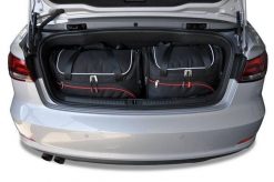 Torby Do Bagażnika Audi A3 Cabrio 2014-2016 4Szt Kjust. Czarne torby podróżne KJUST, bez wzorów, z kauczuku. Za 966.00 zł.